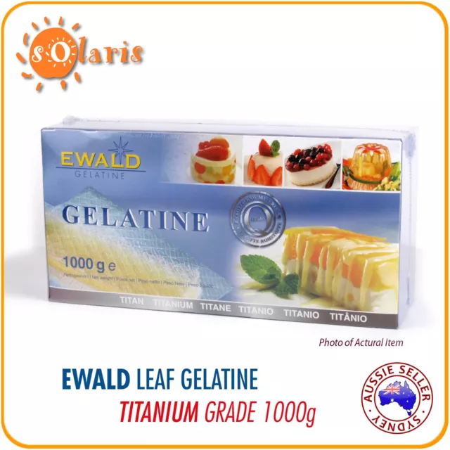 12 Sheets Halal Leaf Gelatine Bovine Beef Gelatin by Gelita 