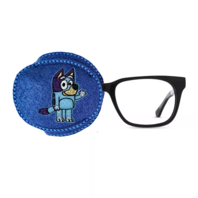 Blue Dog Fabric Eye Patch Amblyopia Lazy Eye Occlusion Therapy Treatment Kids