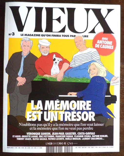 MAGAZINE &VIEUX& N° 3 2024 De CAUNES Véronique SANSON Gaultier COSTA — free download