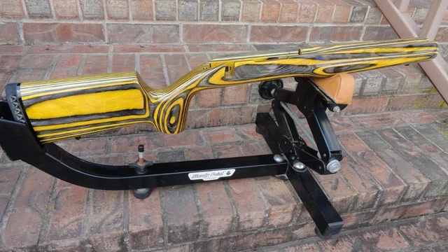 Remington 700 S/A TACTICAL Varmint BDL SPS VTR GLOSS YELLOW CAMO Stock C-PIC 565
