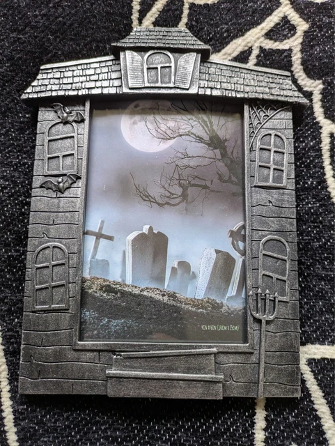 Décoration Murale TK Maxx Halloween - Fantôme Et Maison Hantée - Encadrée - 38cm