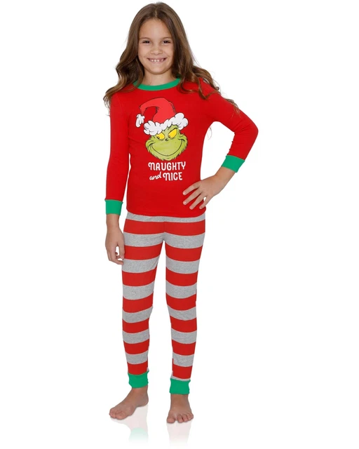 Pigiami natalizi Family Matching The Grinch donna uomo bambino set regali pigiami 2022 6
