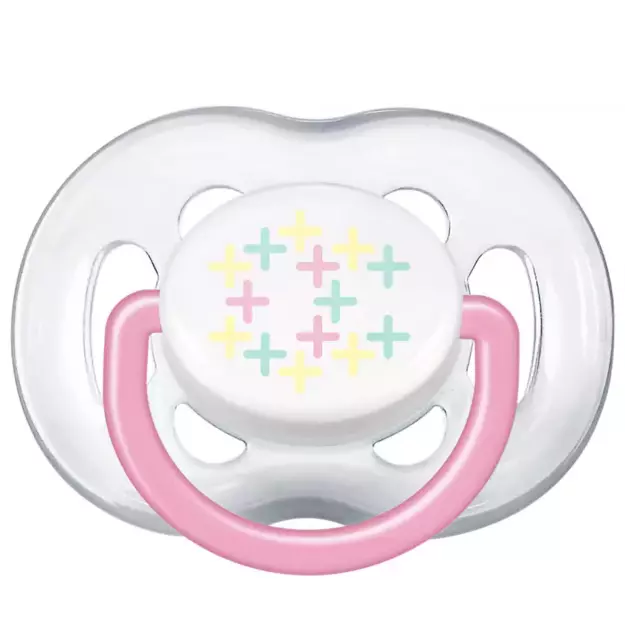 Philips Avent Contemporary Freeflow Pacifiers 6 - 18m SCF180/24 - Girl Colors 2