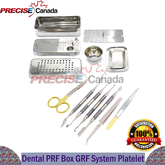 DENTAL PRF BOX GRF System Platelet Rich Fibrin Set Surgery Membrane DN ...