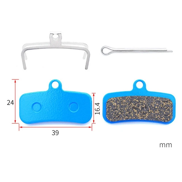 The Lord of the Tools Lot de 2 paires de plaquettes de frein à disque de rechange compatibles avec Sram Level T/Level TL/TLM B1 Compatible avec AVID Elixir Plaquettes de frein en