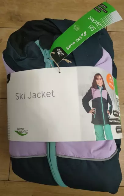 Ski Jacket Girls 11- 12 Years Waterproof Windproof Breathable Crane Bnwt