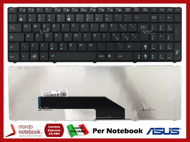 Black Keyboard Italian Notebook ASUS P50IJ Series