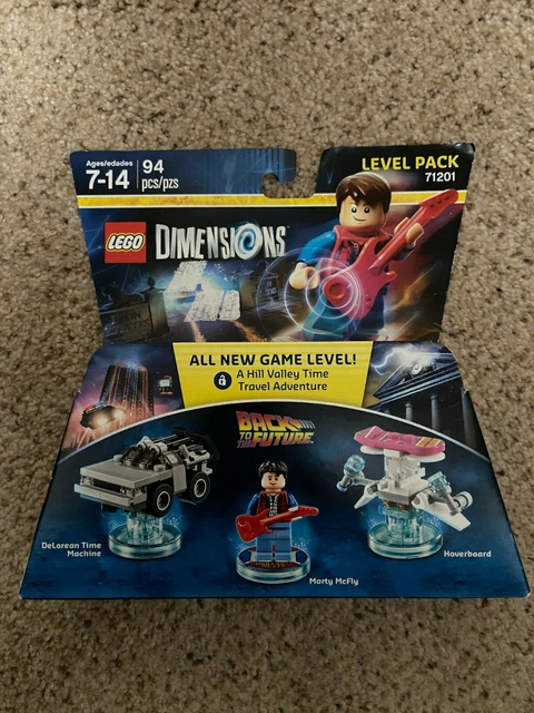 LEGO DIMENSIONS MARTY McFly and Delorean Level Pack 71201 BTTF NEW EUR ...