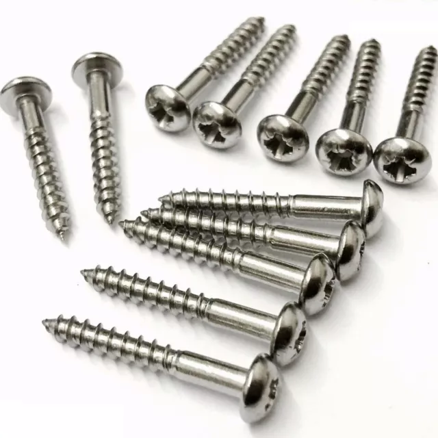 A2 STAINLESS STEEL POZI ROUND HEAD WOOD SCREWS POZIDRIVE DOME 3mm 3.5mm 4mm 5mm