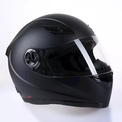 Casque moto CMX casque intégral Blacky noir mat avec visière teintée et claire L 2