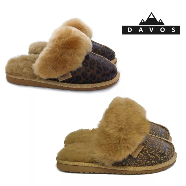 Davos sheepskin top slippers