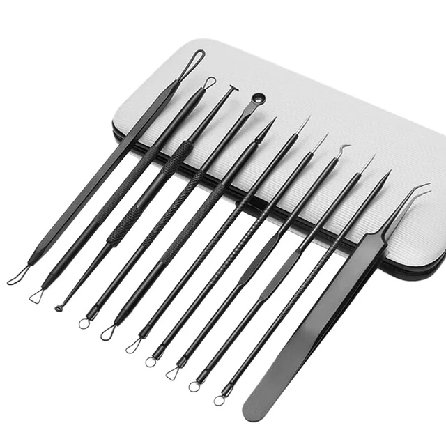 Kit de herramientas removedor de espinillas popper 11 unidades, herramienta extractora de espinillas, A V9Z7