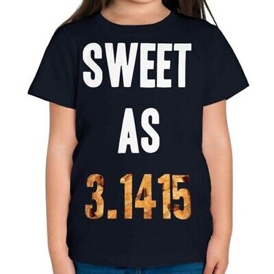 Sweet As Pi Bambini T-Shirt Regalo Matematica Scienza