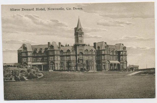 Slieve Donard Hotel Newcastle Co Down Northern Ireland Vintage Postcard N2