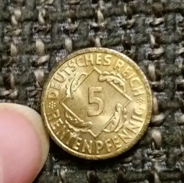 5 Pfennig 1923 A Kaiserreich, Kleinmünze, Katalognummer 308