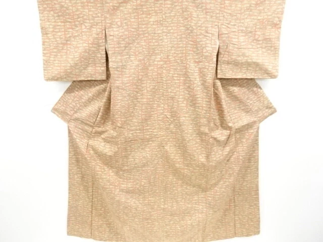 6825401: Japanese Kimono / Vintage Omeshi Kimono / Nishijin-Ori / Woven Abstract