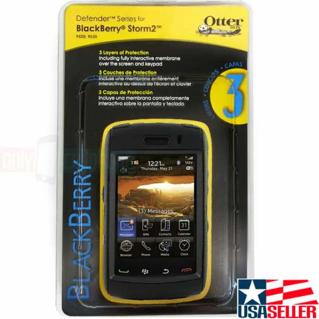 OtterBox BlackBerry Storm2 9520/9550 Defender Rugged 3-Layer Hybrid Holster Case