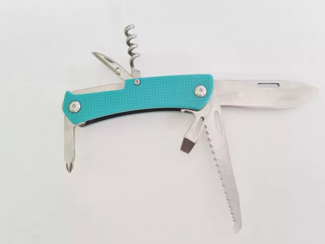 Multitool Navaja Navaja de bolsillo Acero inoxidable Herramientas G10 Mangos EDC