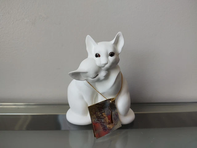 George Good Head VINTAGE FREEMAN MCFARLIN double cat figurine George Good £40.03 ...