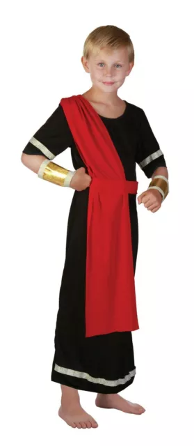 Dea greca toga bambini romano Giulio Cesare abito elegante settimana costume bambini
