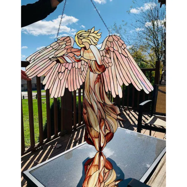Décoration d'ailes d'ange acrylique à la maison d'ornement d'art mural suspendu