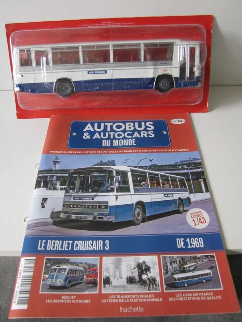 Modellino Autobus GM PG 3751 Greyhound &ndash; IXO 1/43 &ndash; Collezione Autobus Et Autocars Du Monde 54