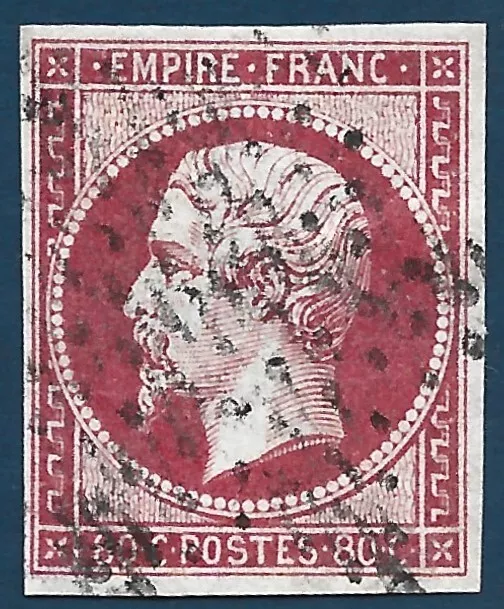 France-Yvert n°17 oblitéré étoile de Paris