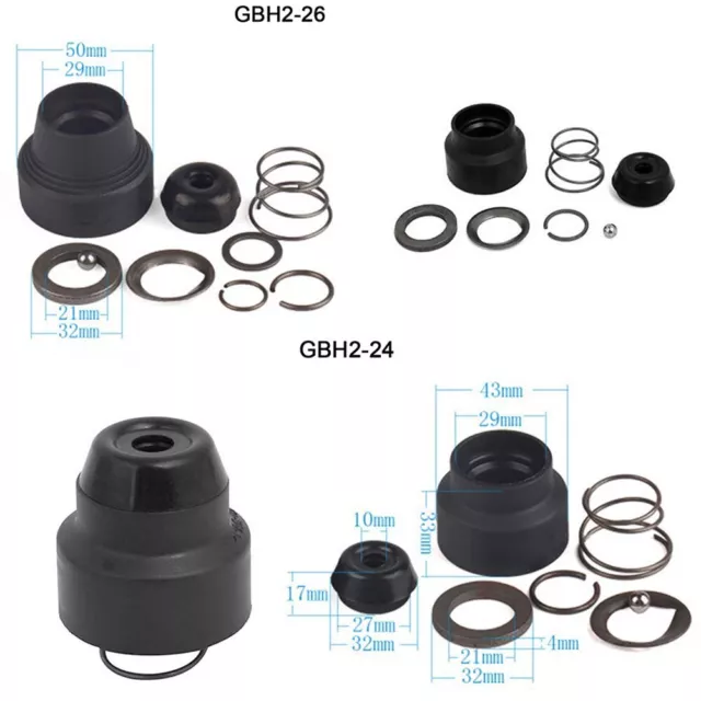 Impact Drill Collet Drill Chuck Cover SDS Spare Parts 1pc Chuck Nose Bit