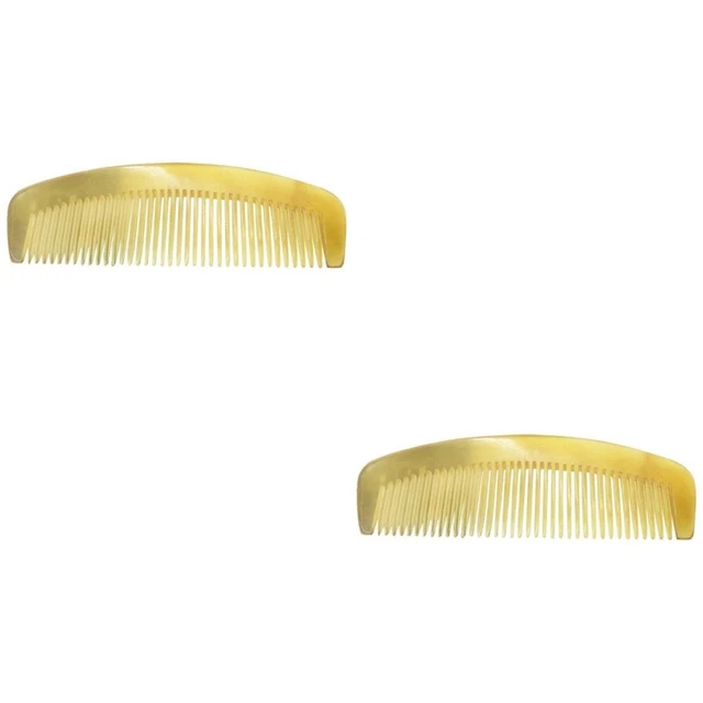 2 Count Fine Hair Combs Without Handle Mom Gift Natural Anti-static