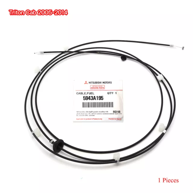 Cavo di sgancio porta carburante per Mitsubishi Triton L200 2Dr cabina 2005 - '14