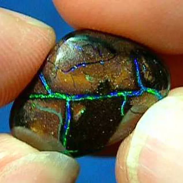 Green & Violet * 9ct Natural Australian Solid Koroit Boulder Opal * See Video