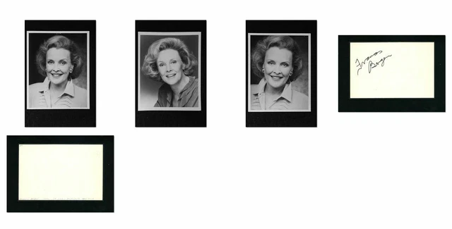 Frances Bergen - Signed Autograph and Headshot Photo set