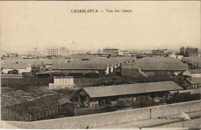 CPA AK Casablanca - Vue des Camps MAROC (1082647)
