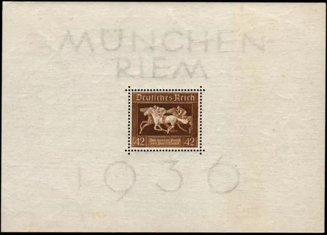 Deutsches Reich, 1936, Michel Block Nr. 4**, ungebraucht