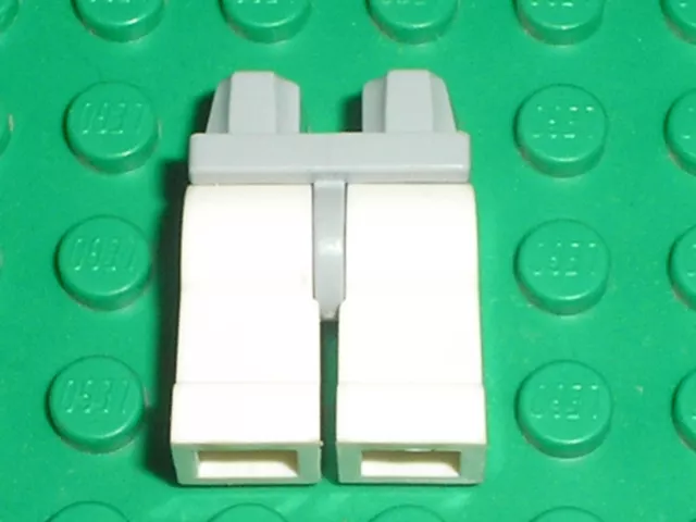 Jambes LEGO white minifig Legs with MdStone Hips 970c00 / set 7690 7644 7645 ...