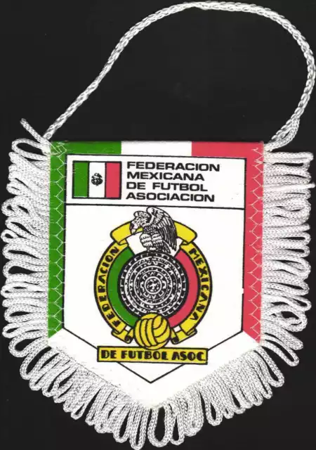 Alter Wimpel / Banner Fußballverband Mexiko - Federacion Mexicana de Futbol