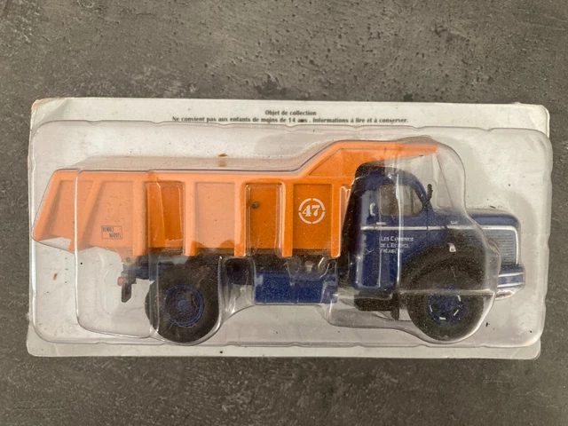Camion Berliet GLM 10 Benne Marrel 1953 - Miniature 1/43 Collection Hachette