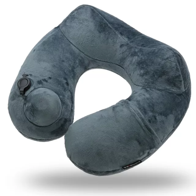 Travel Pillow Foldable Inflatable U-shaped Neck Support Car Airplane Air Cushion 6