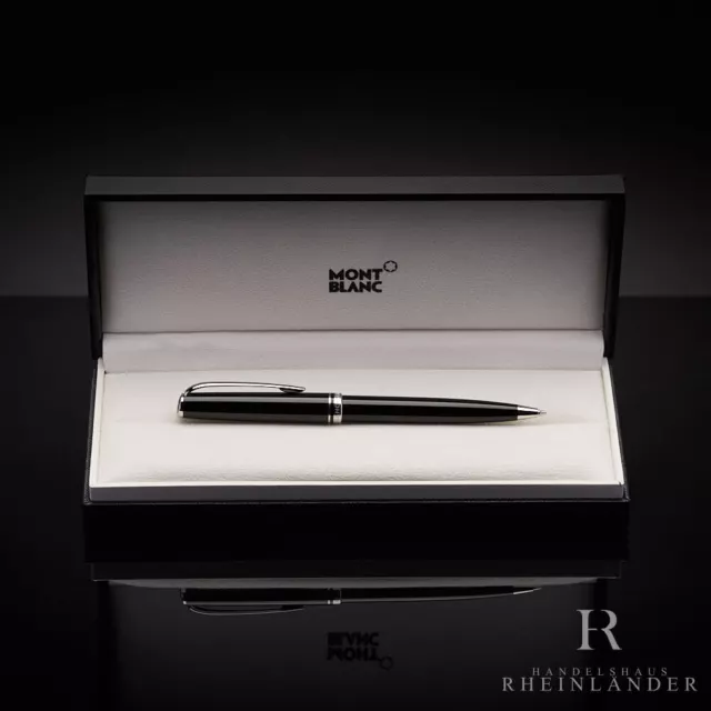 Montblanc Generation Line Edelharz Schwarz Drehbleistift Beschläge Platiniert