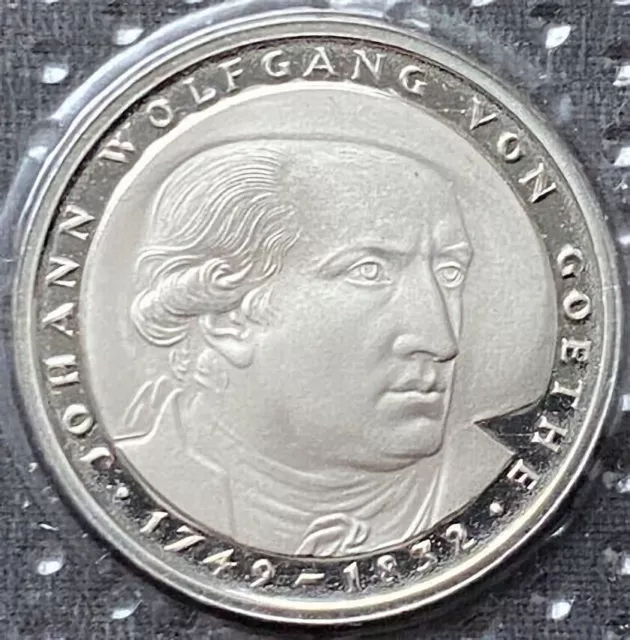 5 DM Münzen Konvolut Deutschland BRD Wolfgang von Goethe 150 Todestag Sammler
