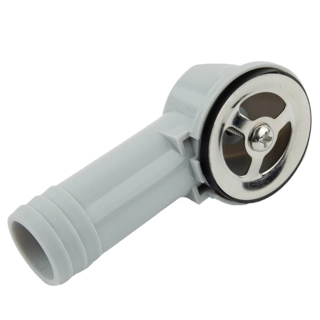 1 pieza fregadero de cocina Waste Overflow Tap flexible para tubo de desbordamiento Blanco