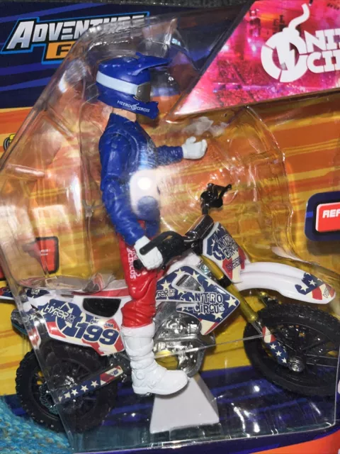 Adventure Force Nitro Circus Dirt Bike with Rider Toy, 1.12 Replica, Nitro  Orange 