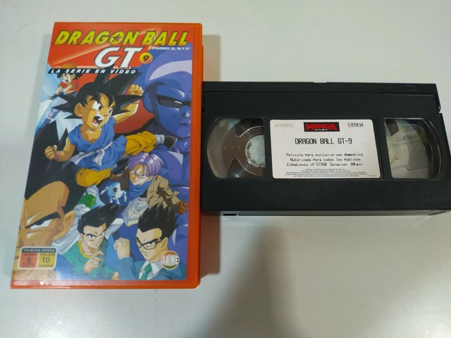 DRAGON BALL Gt La Série Volume 9 - Episodes 25-26-27 VHS Film Tape Espagnol 3T