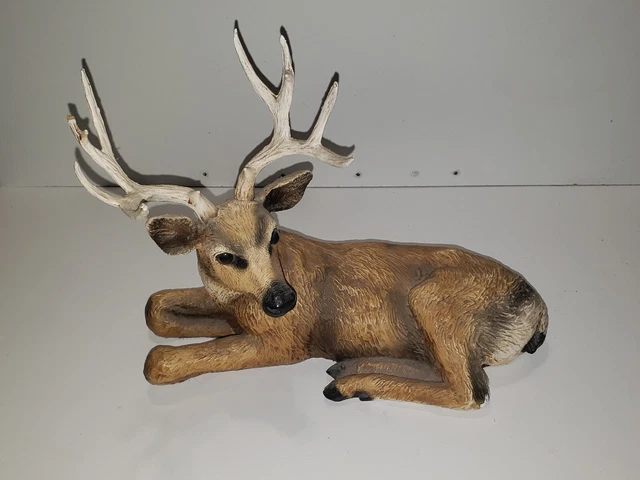 Mule DEER FIGURINE VINTAGE 1984 HOMCO antlers statue sculpture 267 animal buck