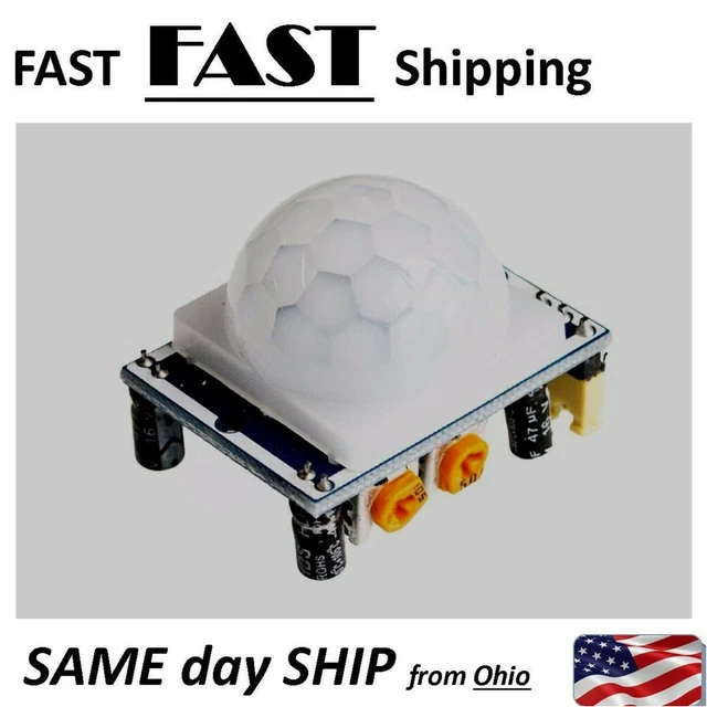 HC-SR501 INFRARED PIR Motion Sensor Module For Arduino Raspbery Board £ ...
