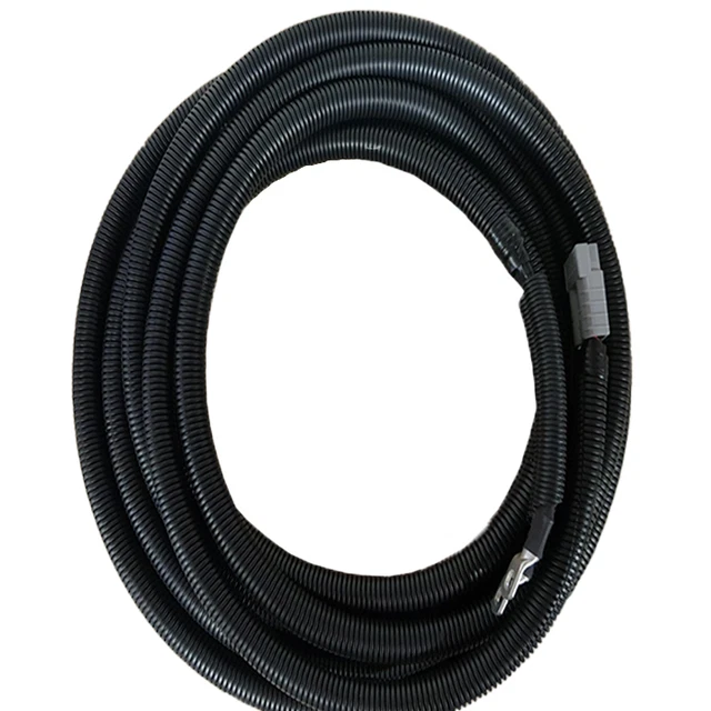 6 B&S x 6m, 50 amp Anderson Style Plug, Heavy Duty Lugs, Split Tube