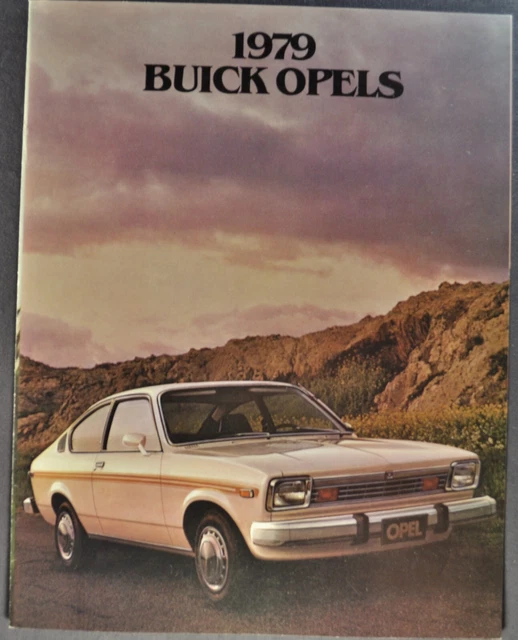 1979 Buick Opel Catalog Brochure S/C Sport Coupe Sedan Excellent Original 79