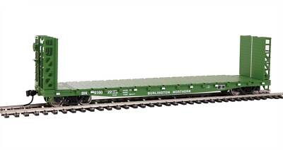 Burlington Scala H0 Walthers Carro Merci Paratia Pianale Burlington Northern 5904 Neu 