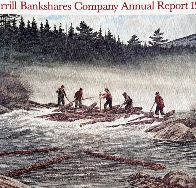 Merrill Bankshares Company 1979 Annual Report Booklet Vintage Finance LGMAG