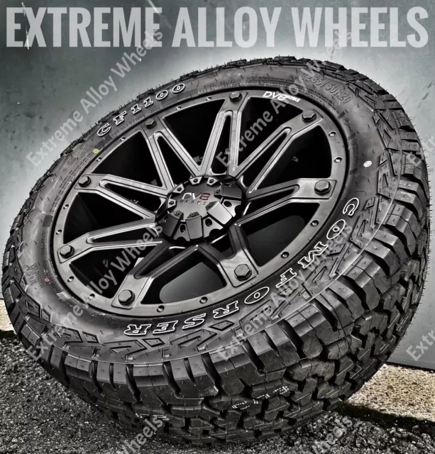 20" DV8 Alloy Wheels Ford Ranger + Wildtrak Pick Up 4x4 + All Terrain Tyres